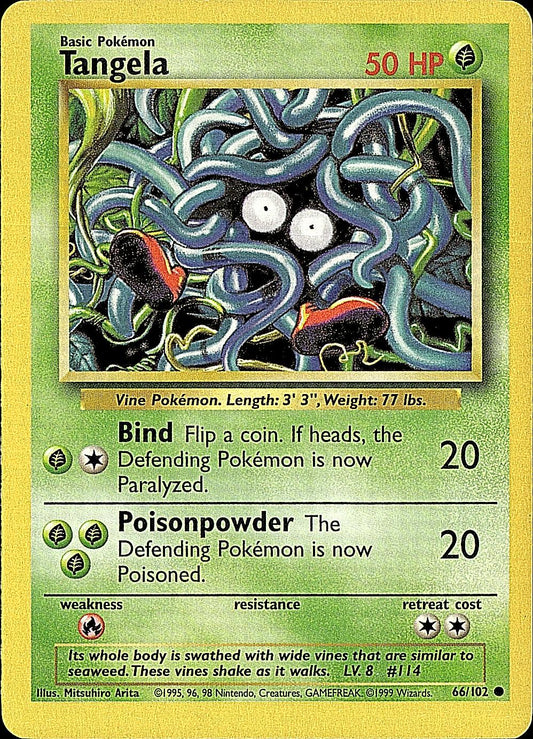 Base Set #066/102 Tangela