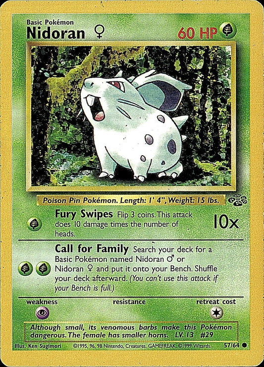 Jungle #57/64 Nidoran F