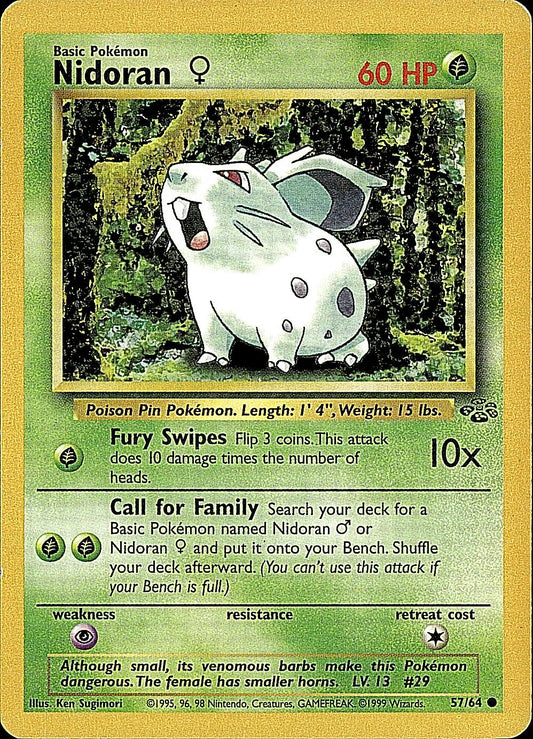 Jungle #57/64 Nidoran F