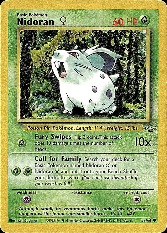 Jungle #57/64 Nidoran F