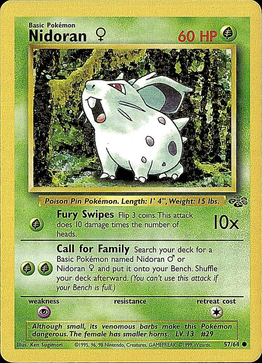 Jungle #57/64 Nidoran F