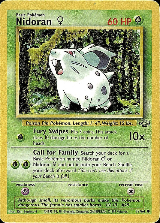 Jungle #57/64 Nidoran F