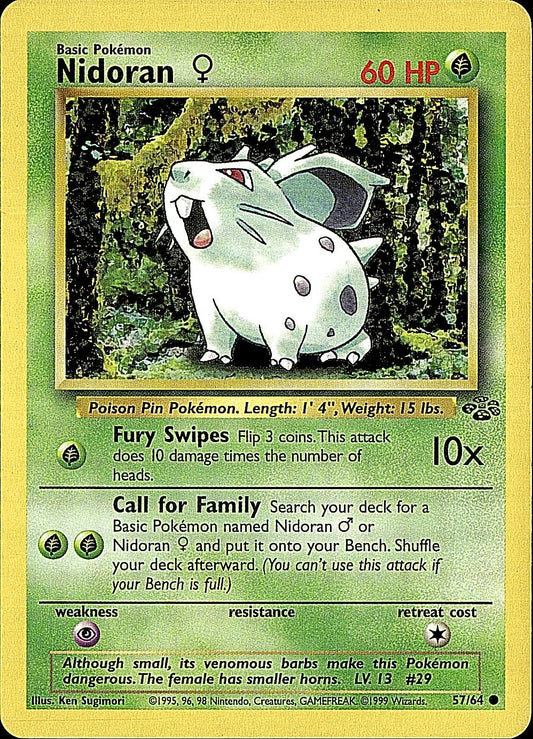Jungle #57/64 Nidoran F