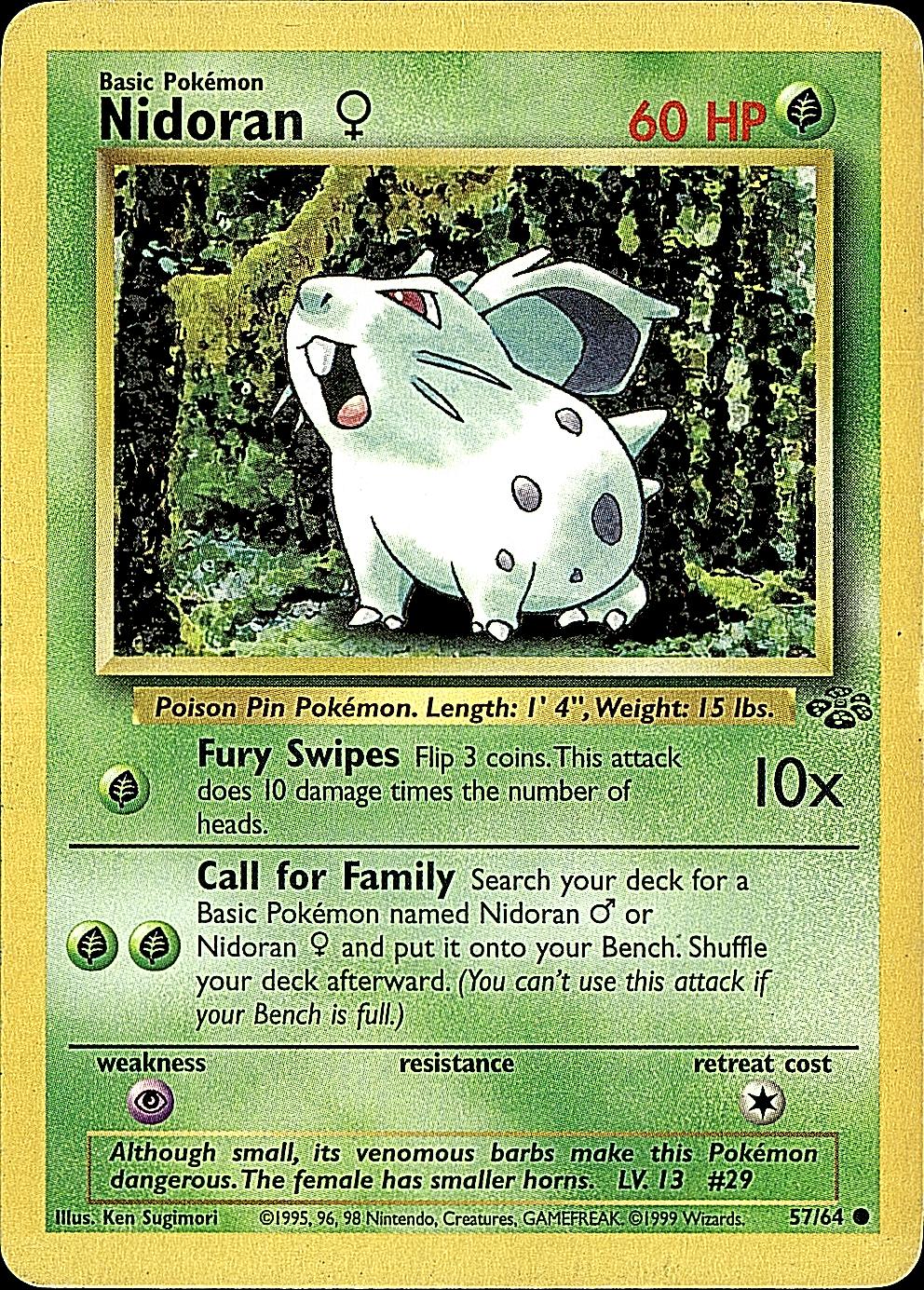 Jungle #40/64 Nidorina