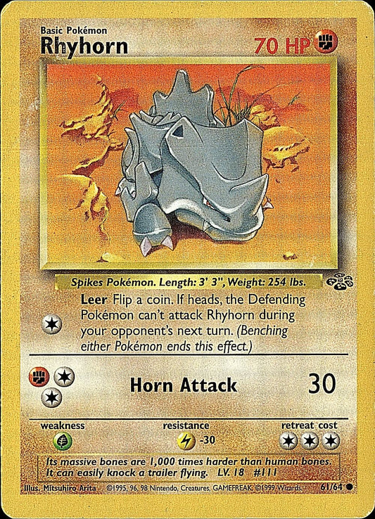 Jungle #61/64 Rhyhorn