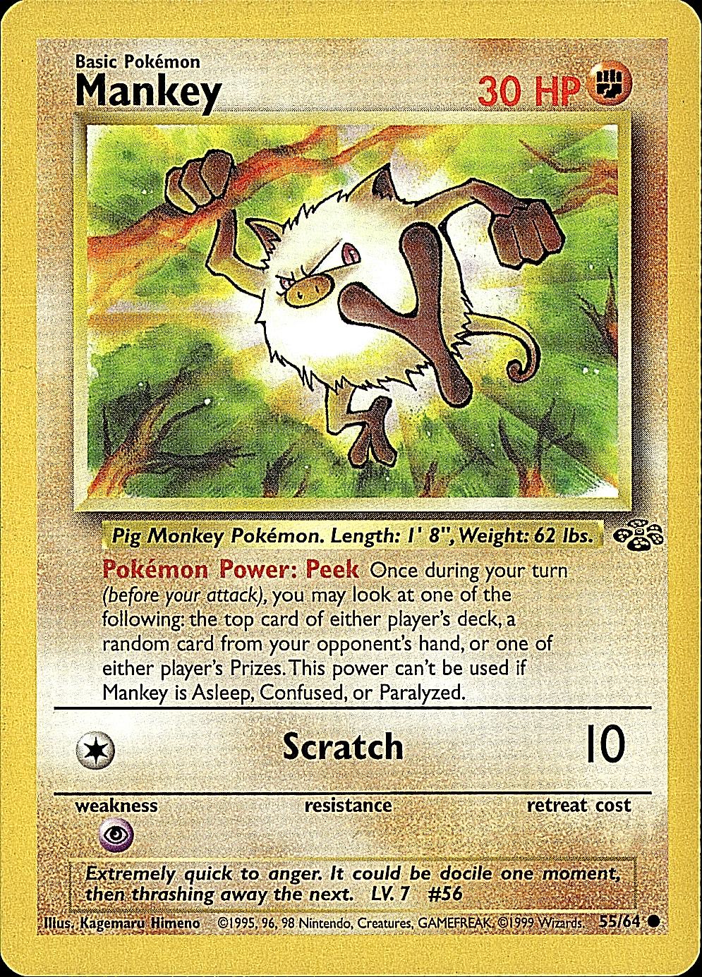 Jungle #55/64 Mankey