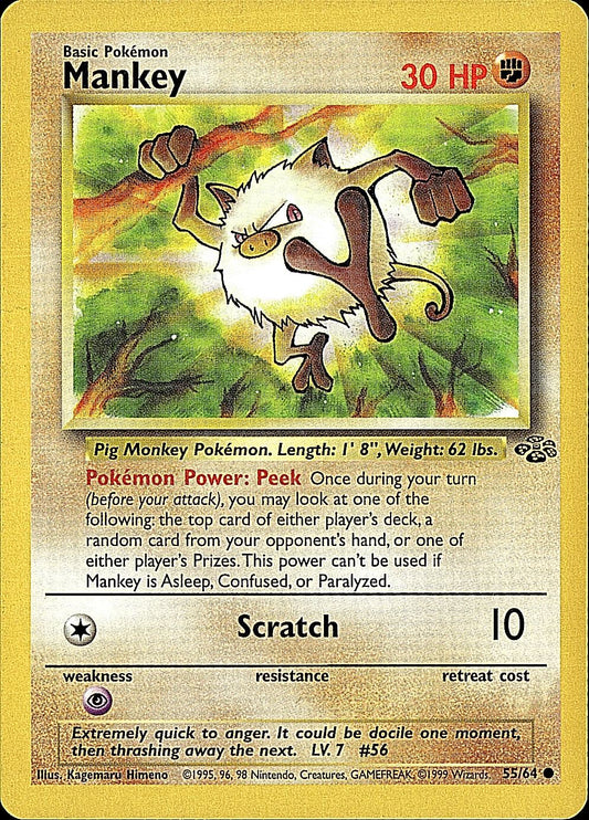 Jungle #55/64 Mankey