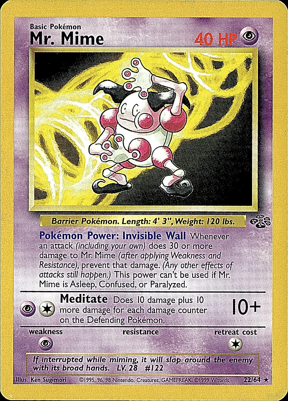 Jungle #22/64 Mr. Mime (22)