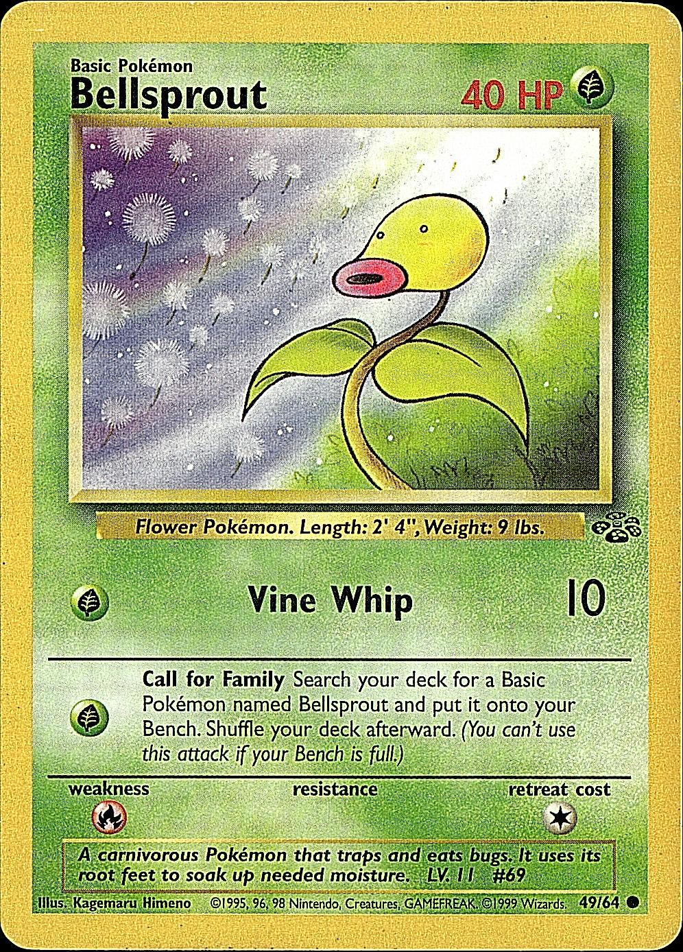Jungle #49/64 Bellsprout