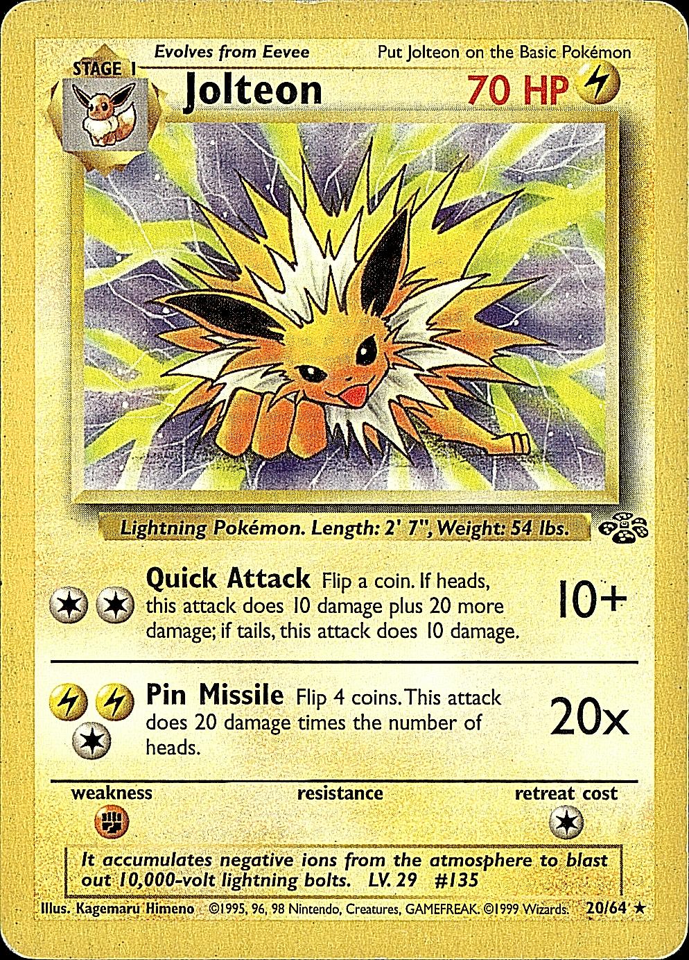 Jungle #20/64 Jolteon (20)