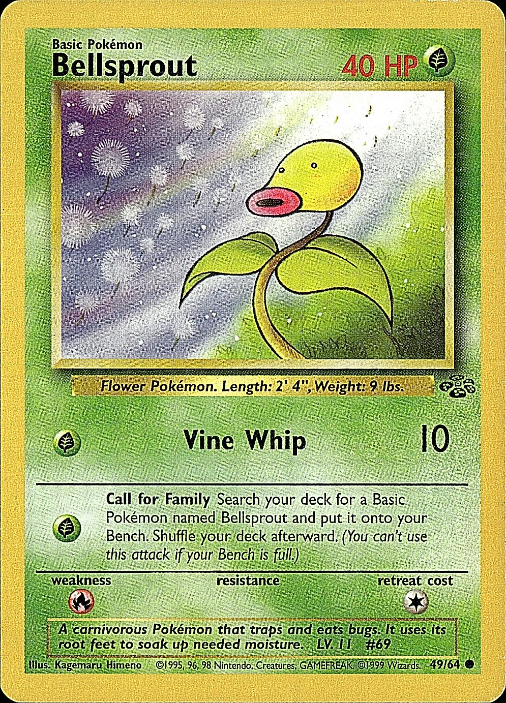 Jungle #49/64 Bellsprout