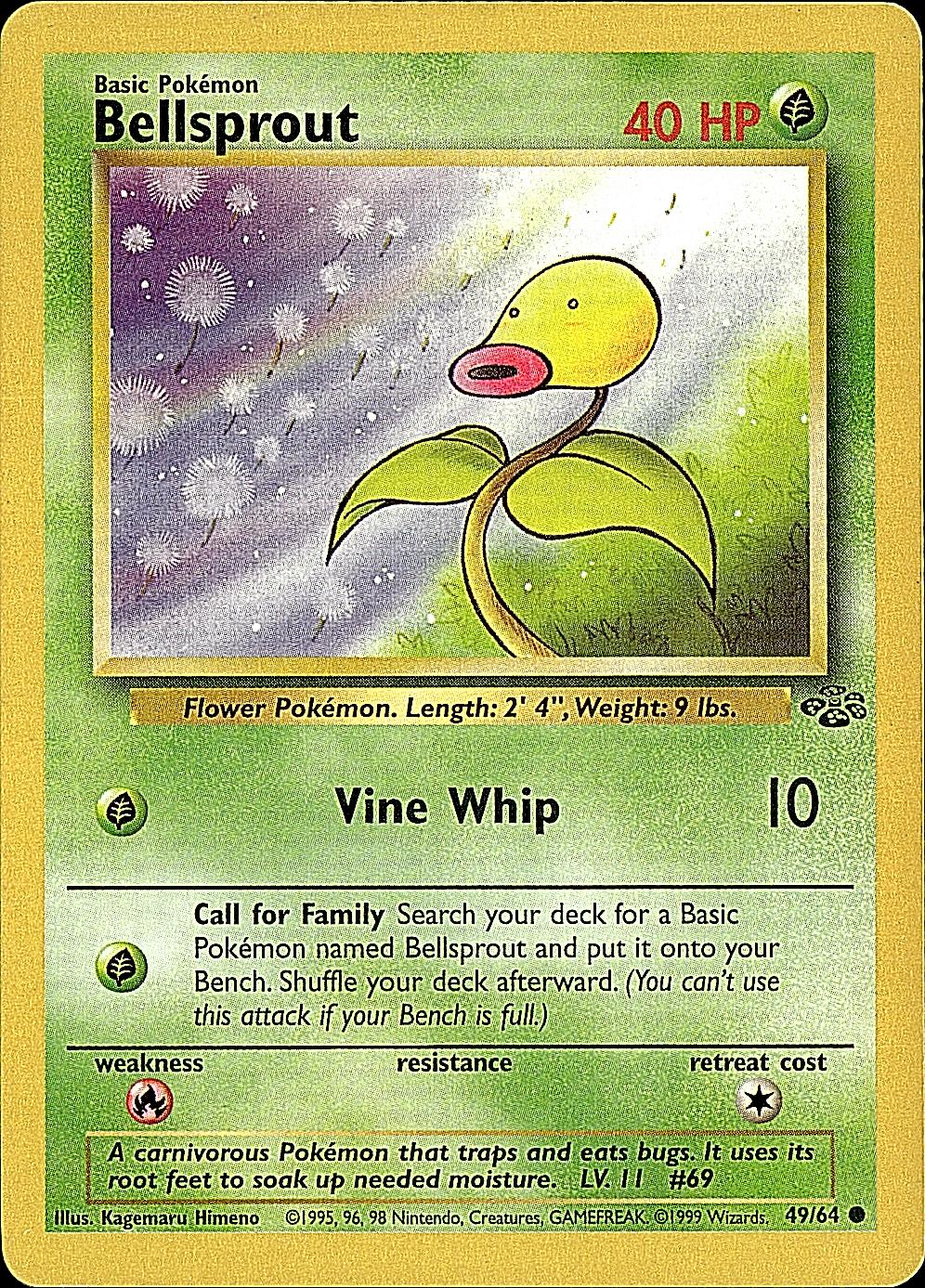 Jungle #49/64 Bellsprout