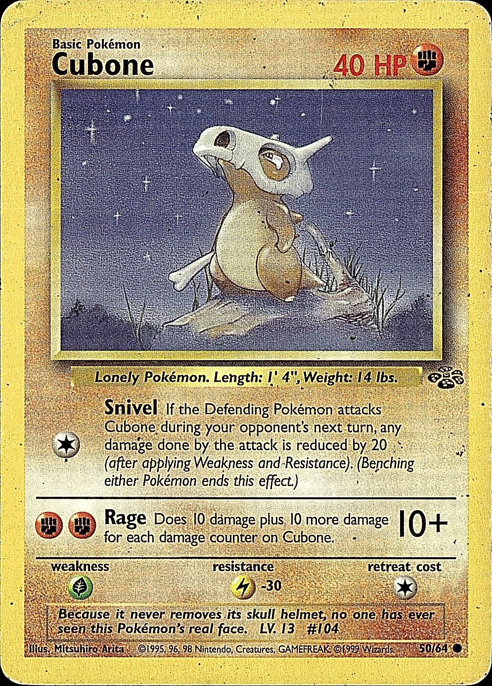 Jungle #50/64 Cubone