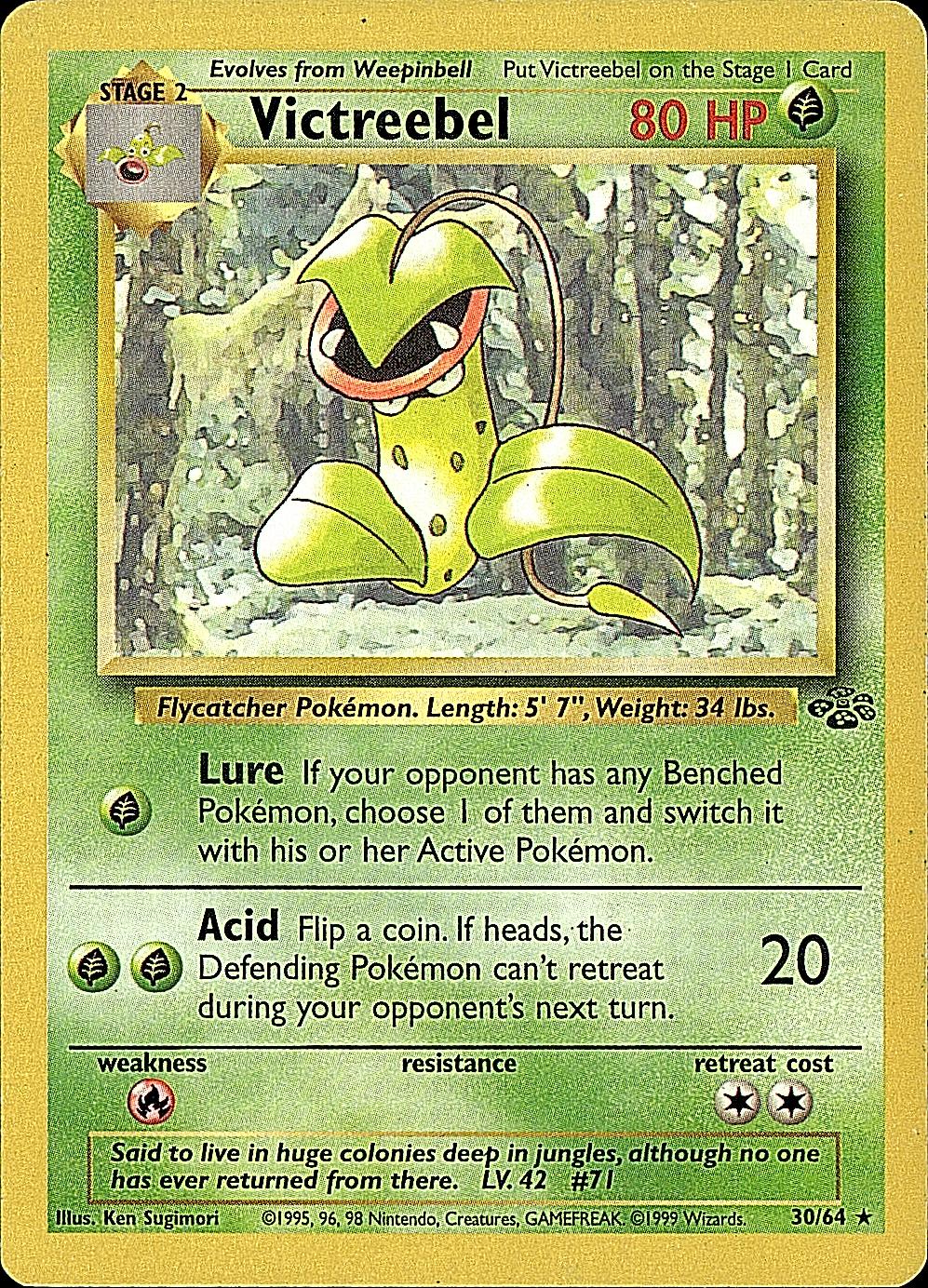 Jungle #30/64 Victreebel (30)