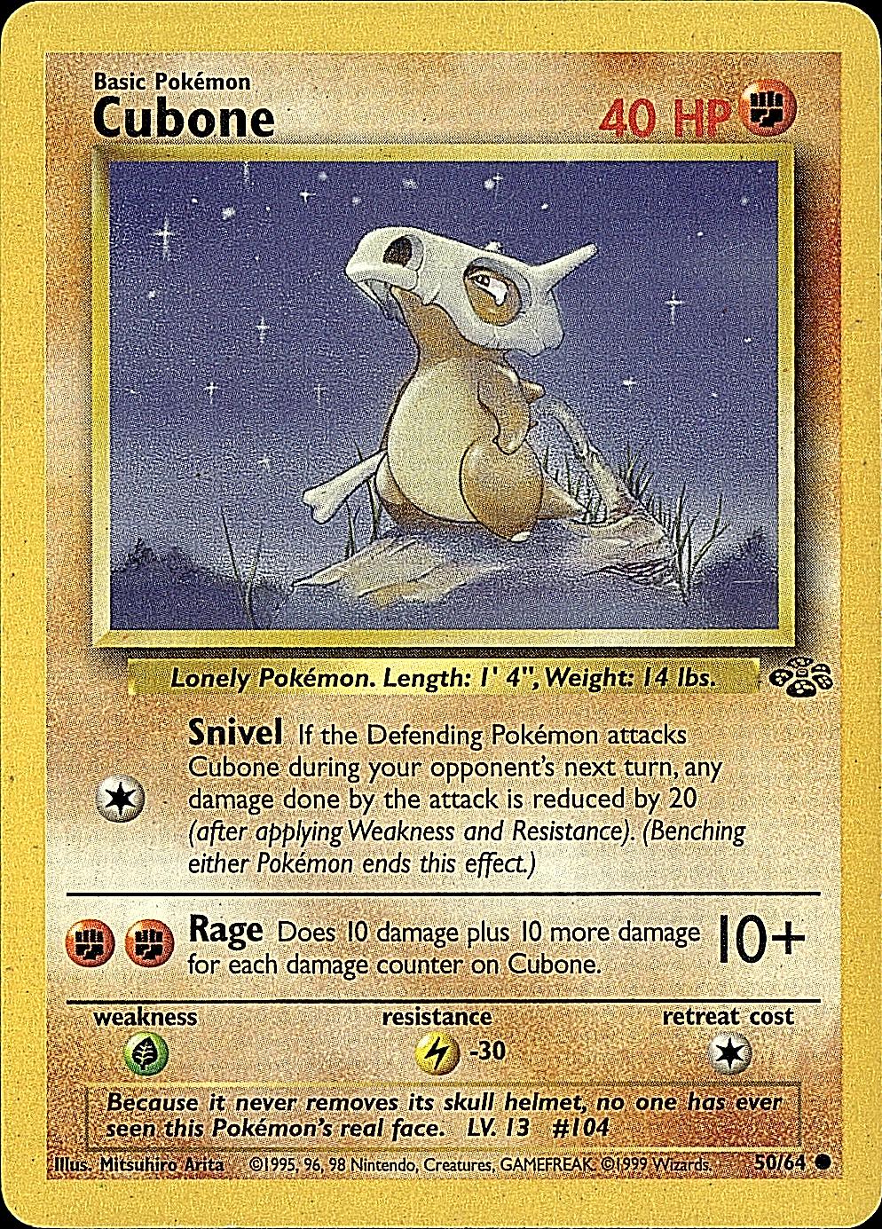 Jungle #50/64 Cubone