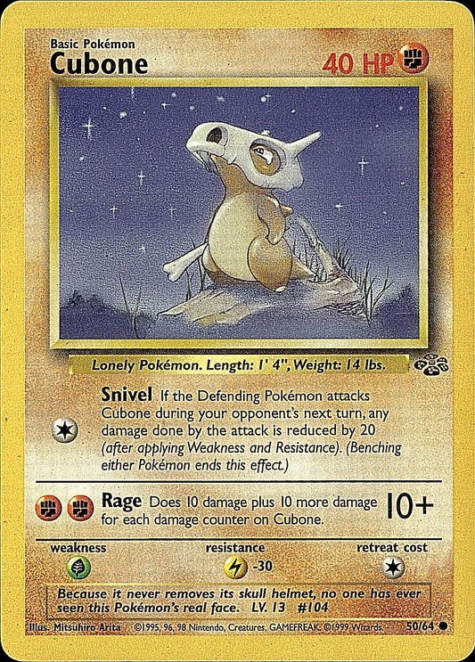 Jungle #50/64 Cubone