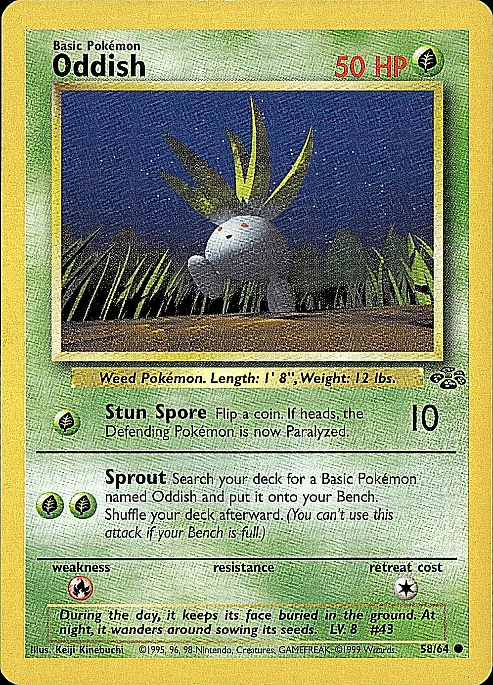 Jungle #58/64 Oddish