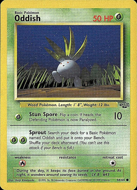 Jungle #58/64 Oddish