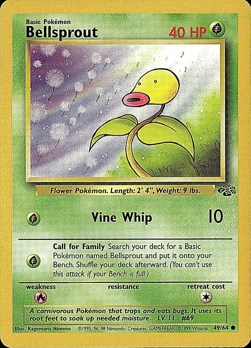 Jungle #49/64 Bellsprout