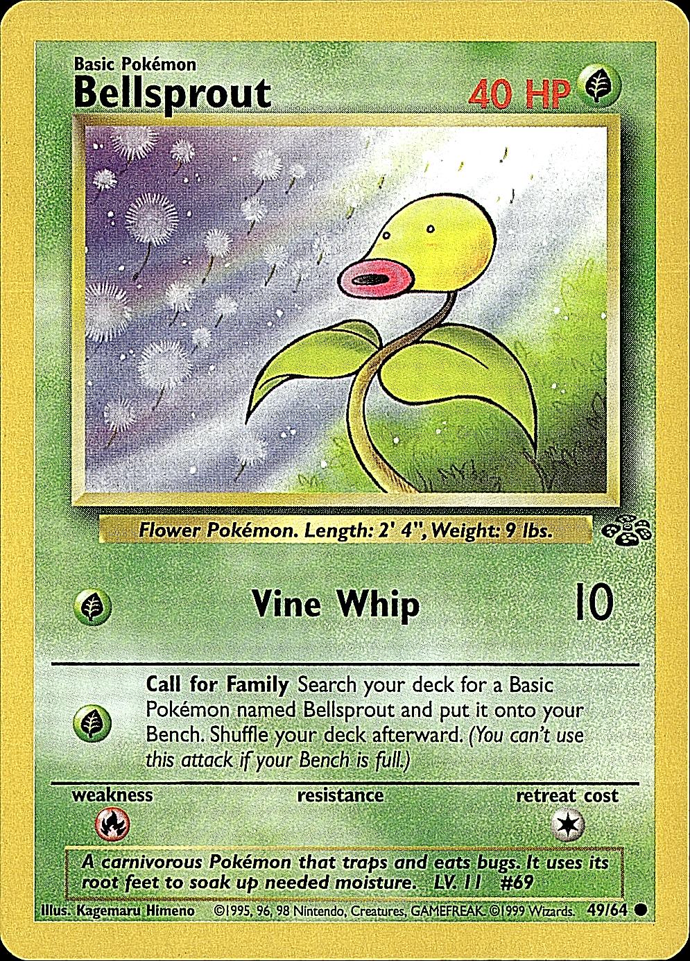 Jungle #49/64 Bellsprout