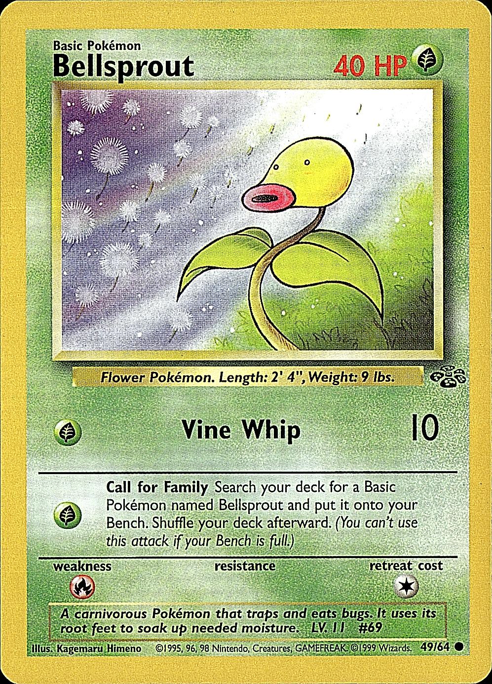 Jungle #49/64 Bellsprout
