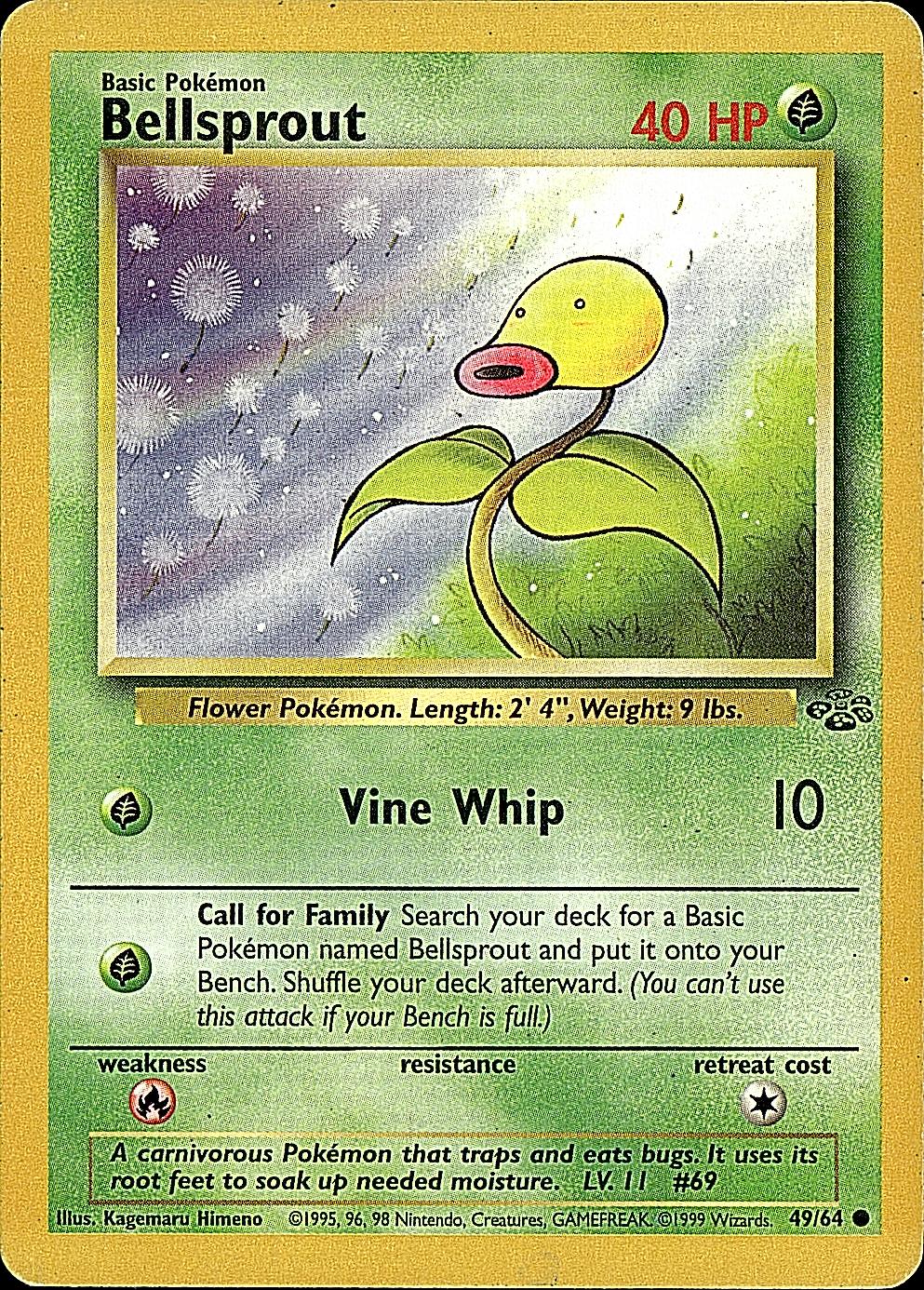 Jungle #49/64 Bellsprout