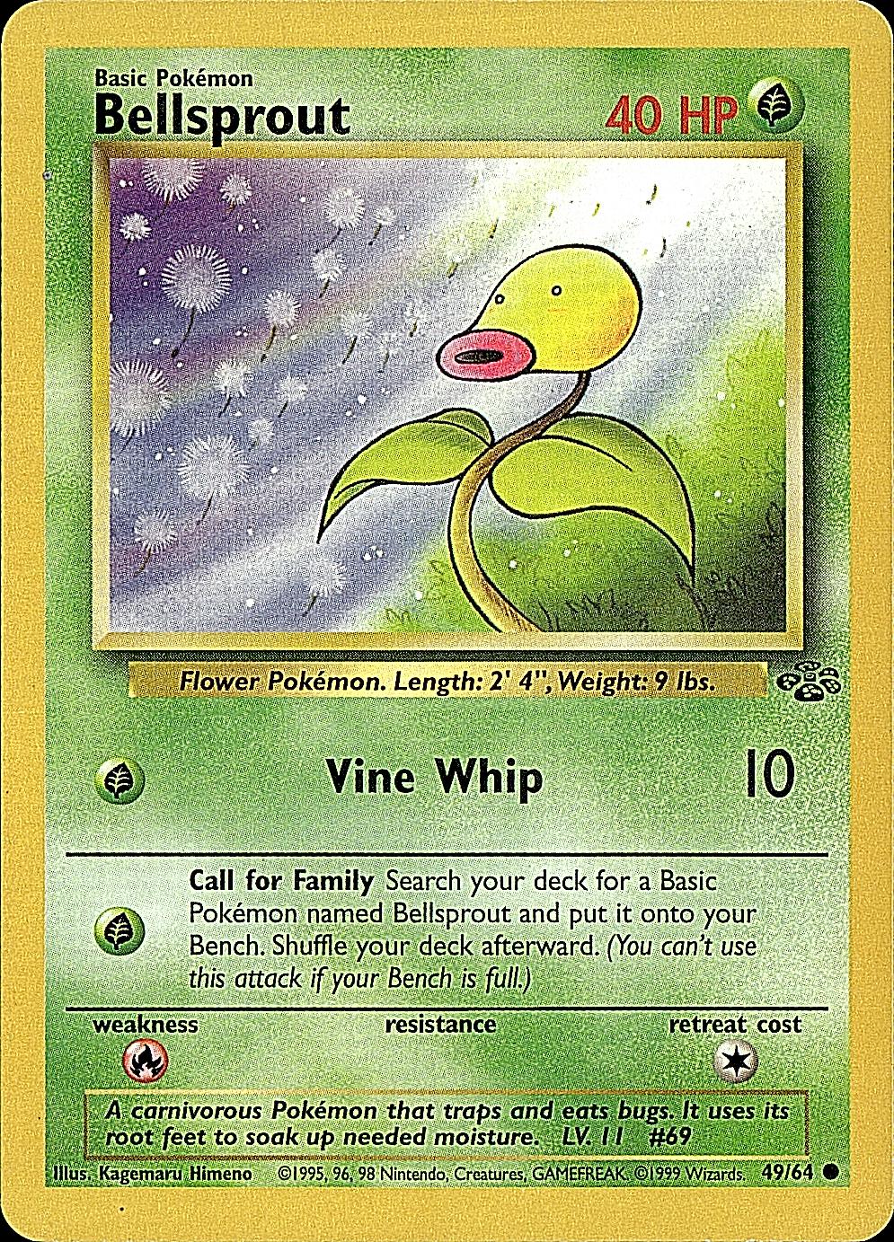Jungle #49/64 Bellsprout
