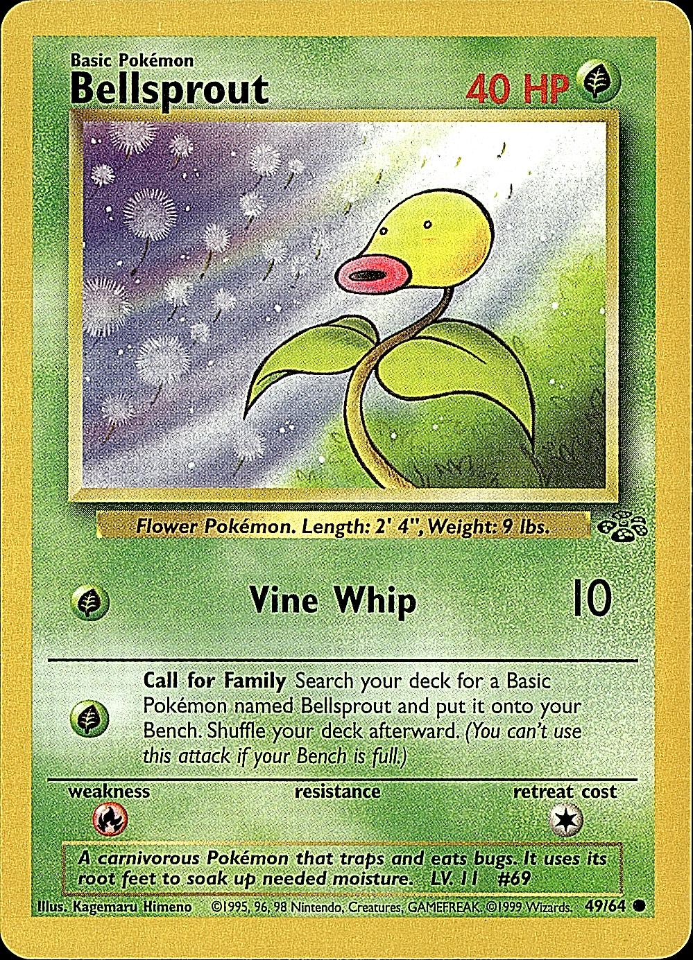 Jungle #49/64 Bellsprout