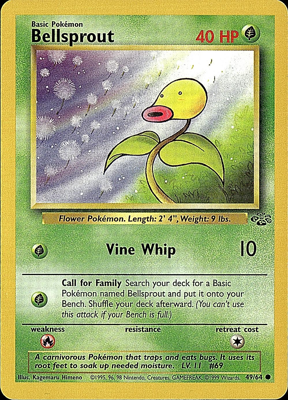 Jungle #49/64 Bellsprout