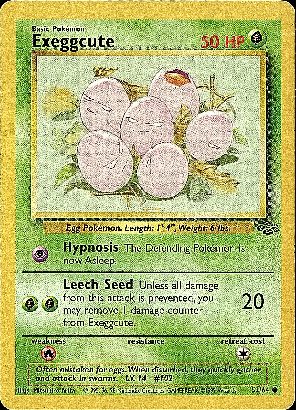 Jungle #52/64 Exeggcute
