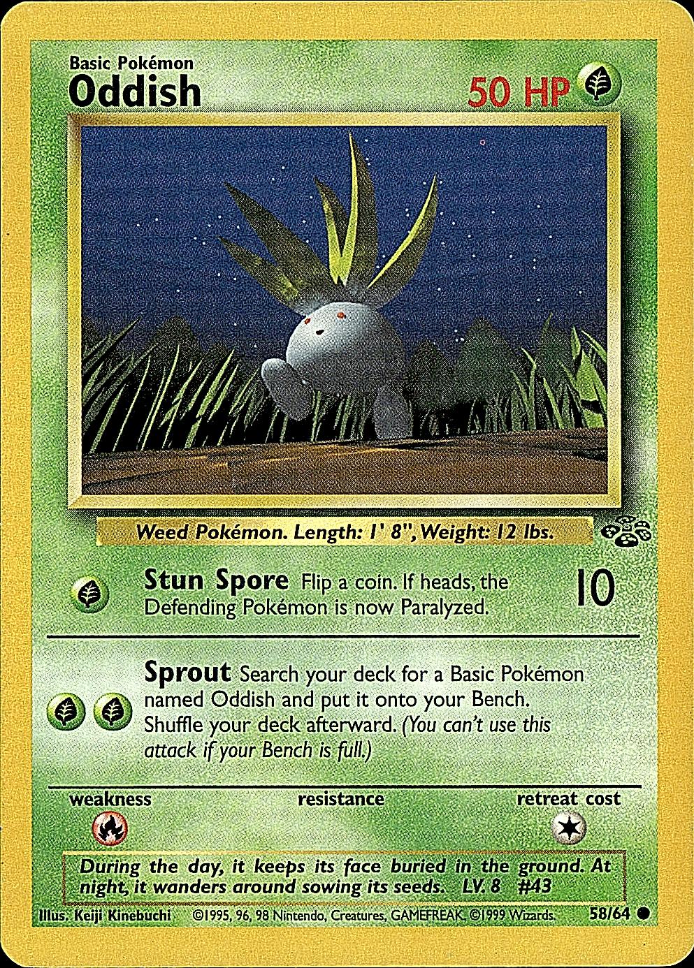 Jungle #58/64 Oddish