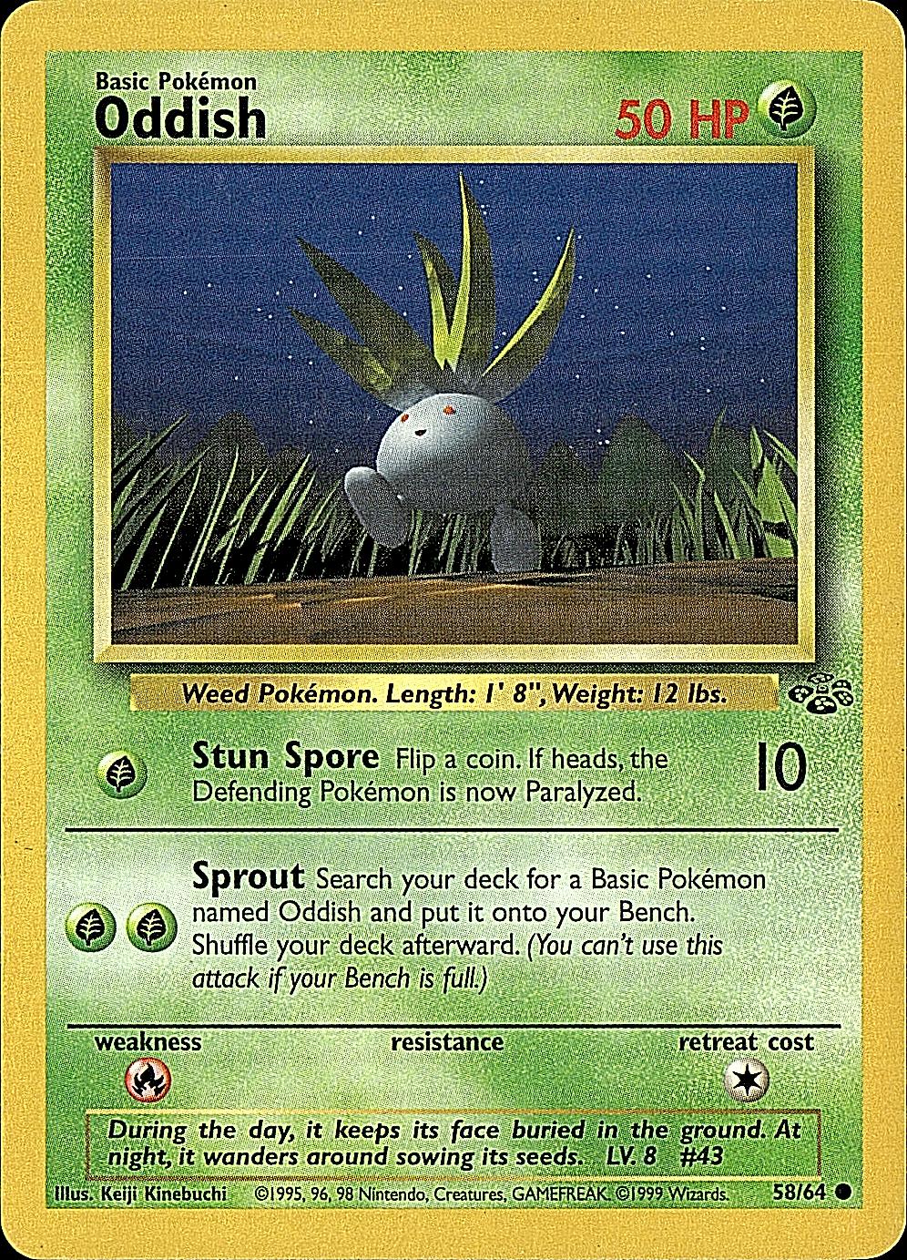 Jungle #58/64 Oddish
