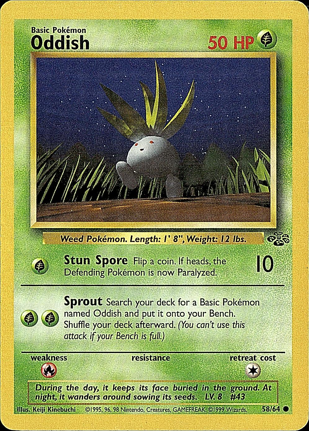 Jungle #58/64 Oddish