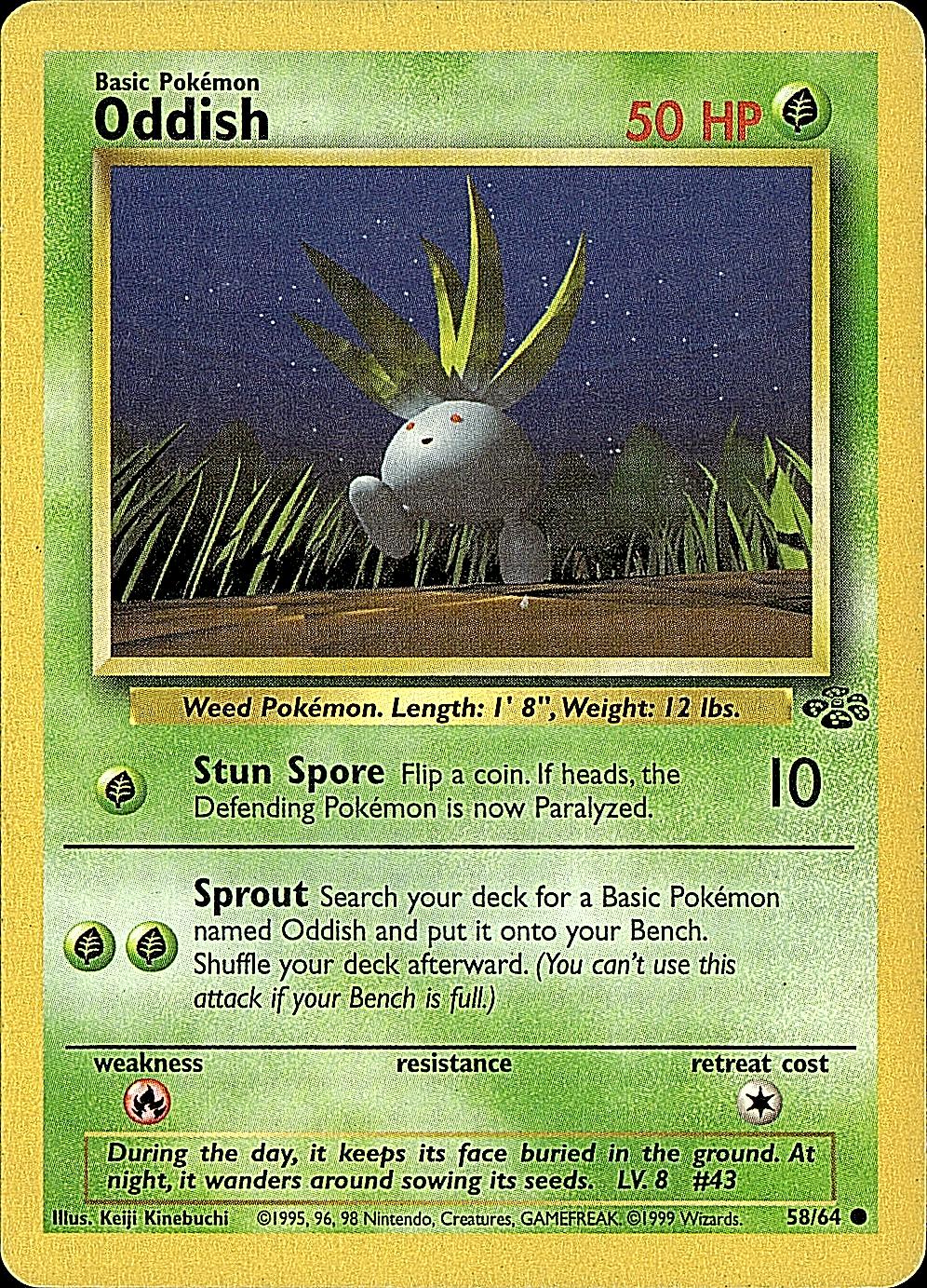 Jungle #58/64 Oddish