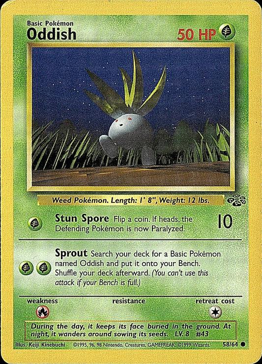 Jungle #58/64 Oddish