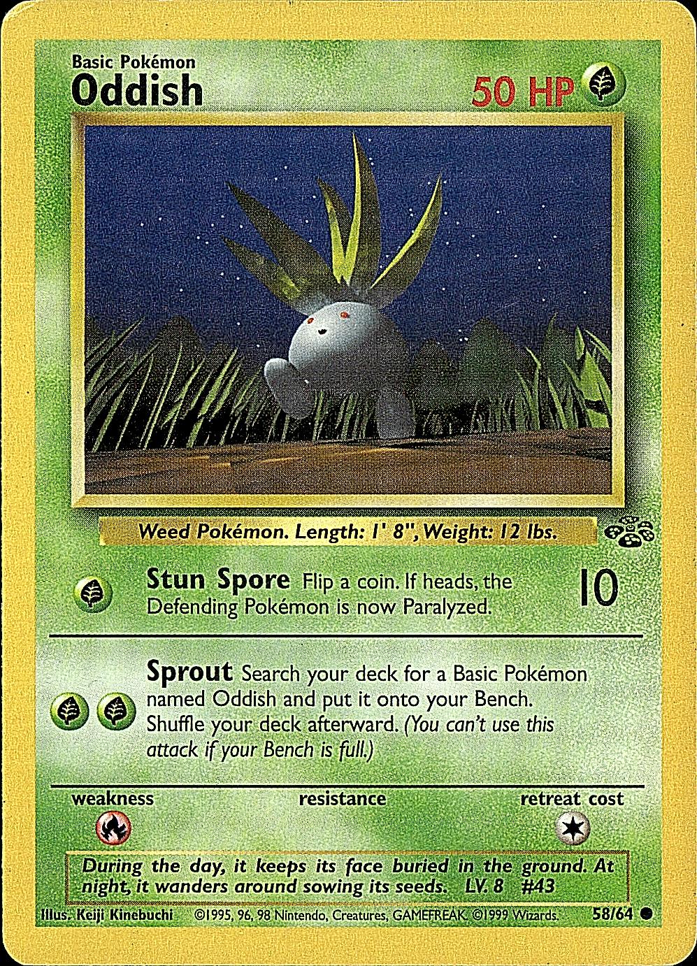 Jungle #58/64 Oddish