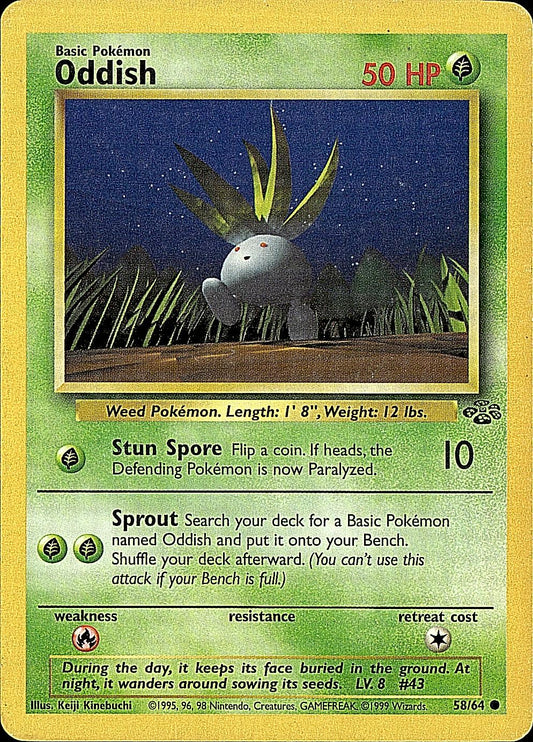 Jungle #58/64 Oddish