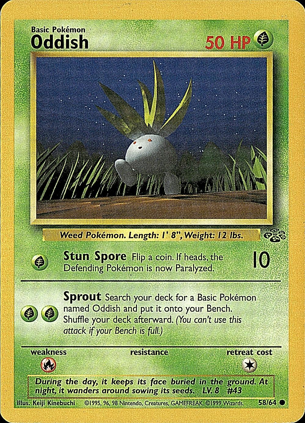 Jungle #58/64 Oddish