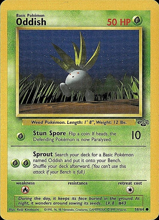 Jungle #58/64 Oddish