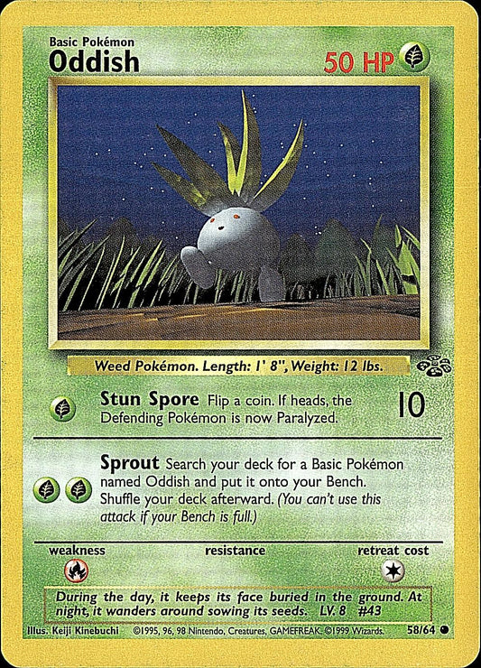 Jungle #58/64 Oddish