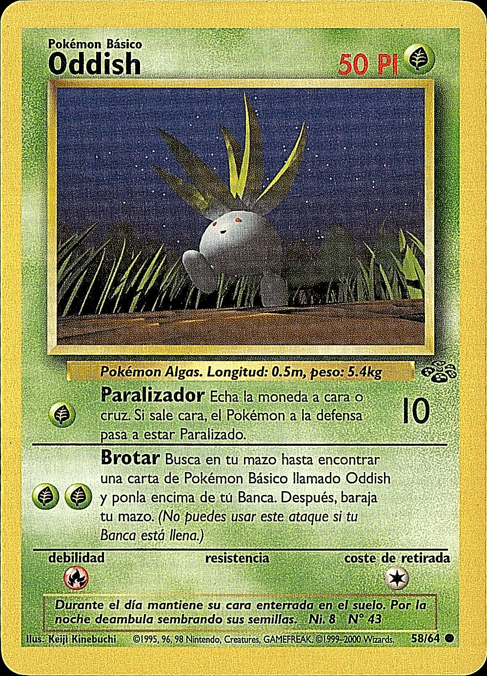 Jungle #58/64 Oddish