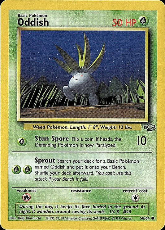 Jungle #58/64 Oddish