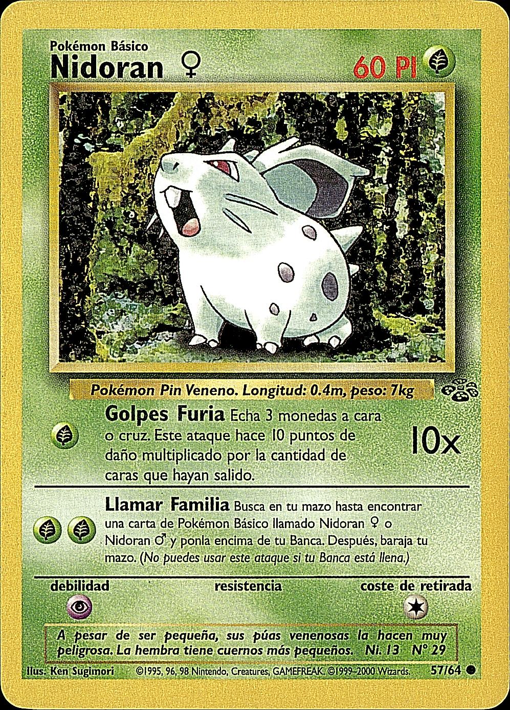 Jungle #57/64 Nidoran F