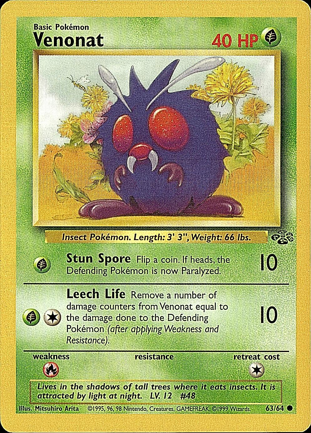 Jungle #63/64 Venonat