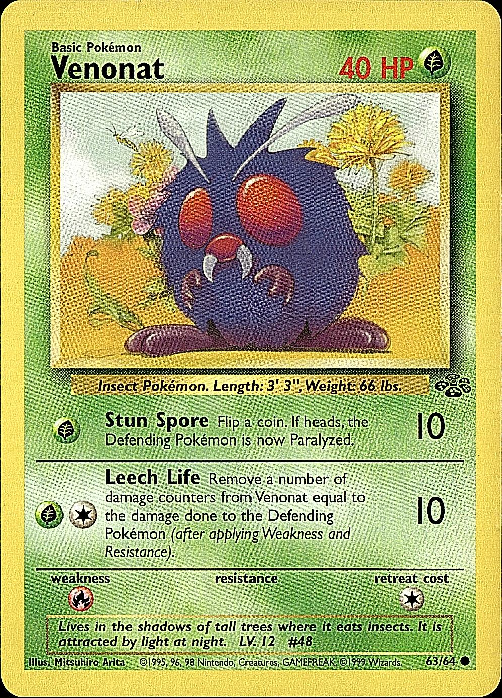 Jungle #63/64 Venonat