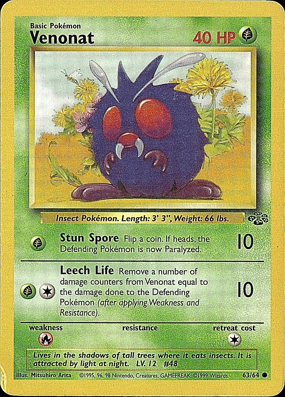 Jungle #63/64 Venonat
