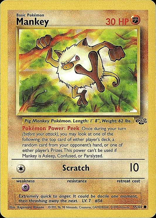 Jungle #55/64 Mankey