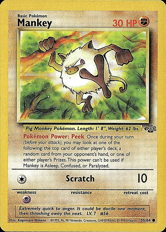 Jungle #55/64 Mankey