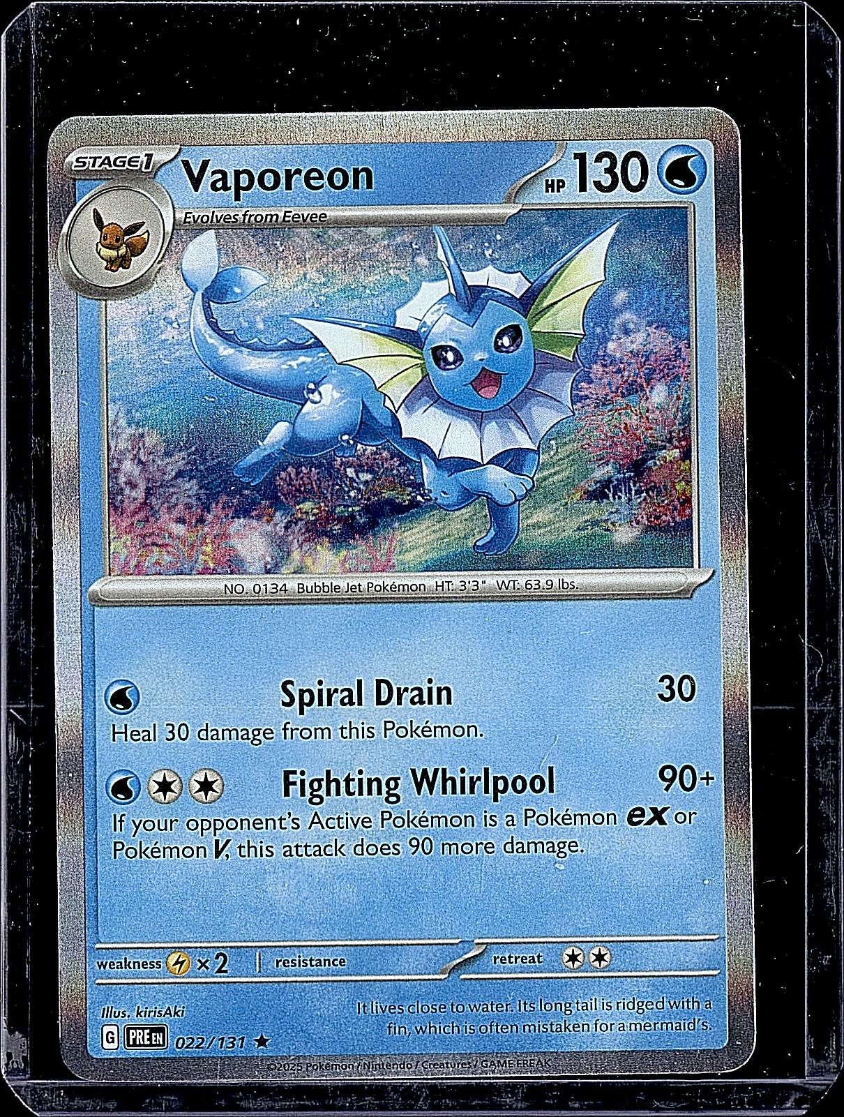 SV: Prismatic Evolutions #022/131 Vaporeon