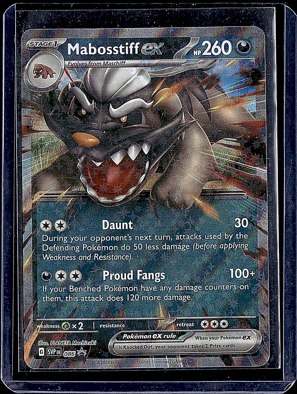 SV: Scarlet & Violet Promo Cards #086 Mabosstiff ex